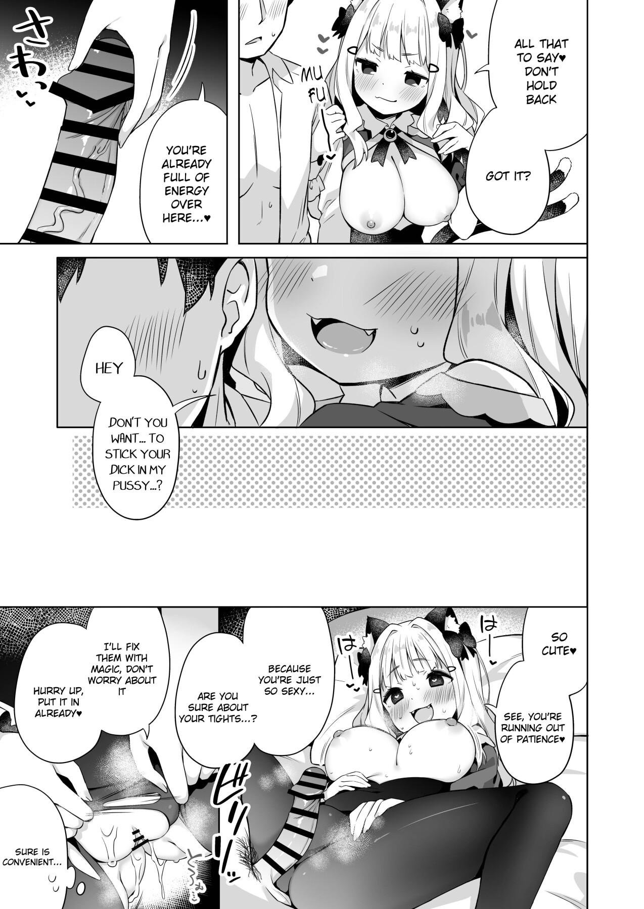 Hentai Manga Comic-A book about having sex with a tiny cat-eared girl using a magic book you picked up-Read-14